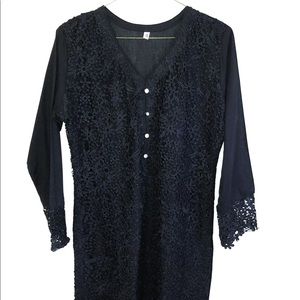 Black kameez desi shirt / kurti